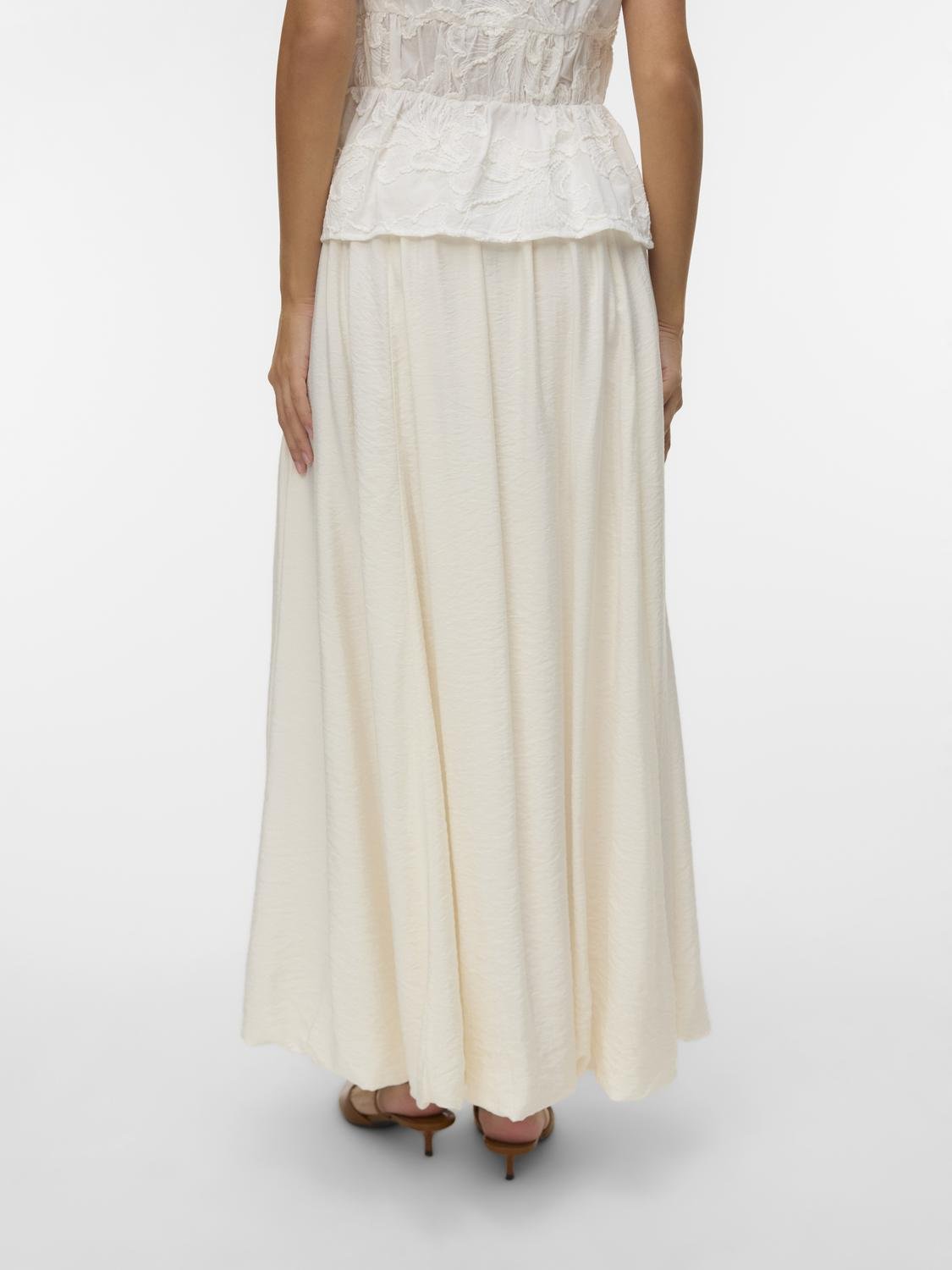 VMJOSIE Long Skirt - Snow White - VERO MODA & VILA Bergvik